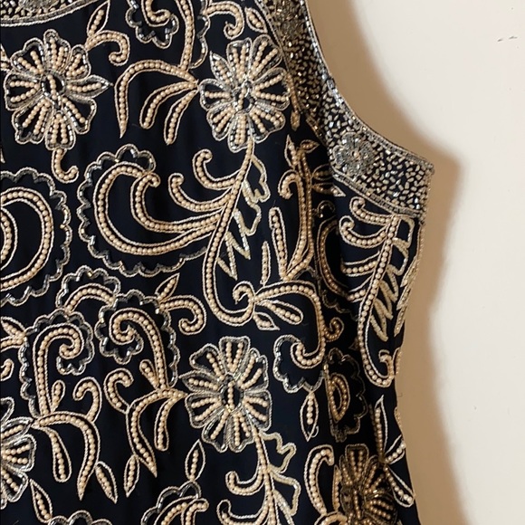 Vintage JKARA NEW YORK Beaded Blouse Size XL - Picture 4 of 14